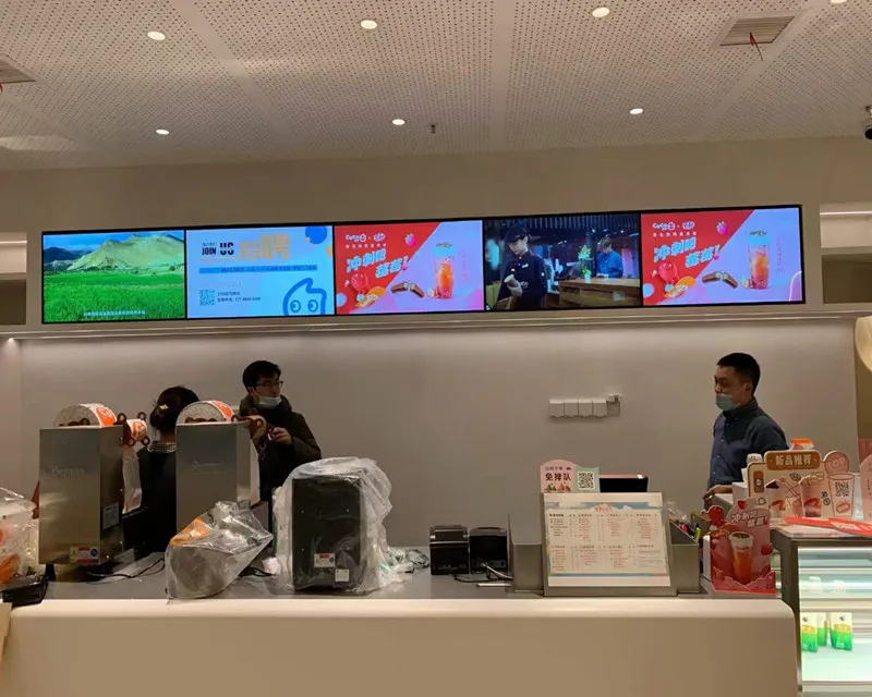 LCD advertising machine solution for supermarket chains in s